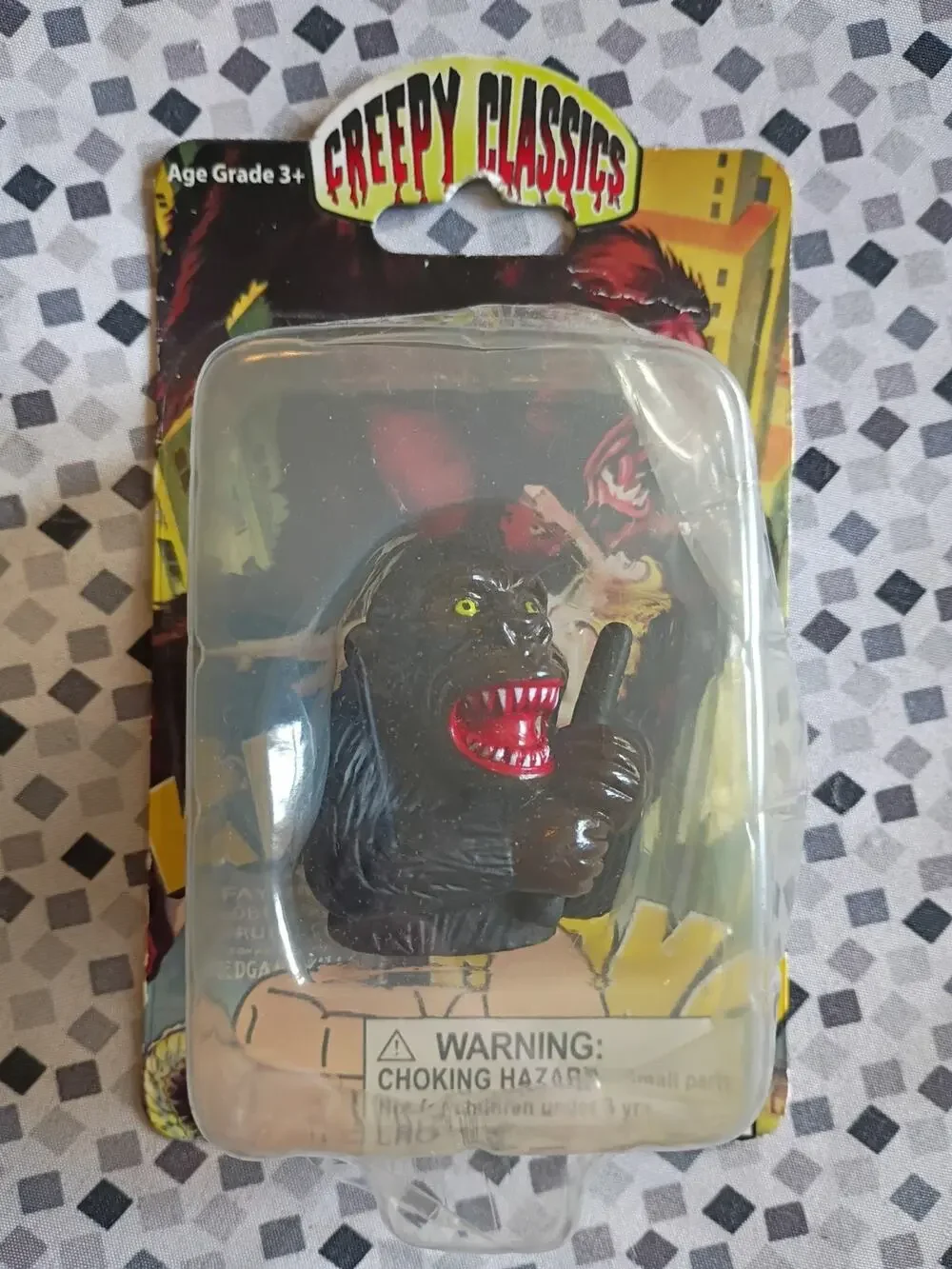 GODZILLA Creepy Classics King of The Lizards Finger Puppet 2006 New On Card